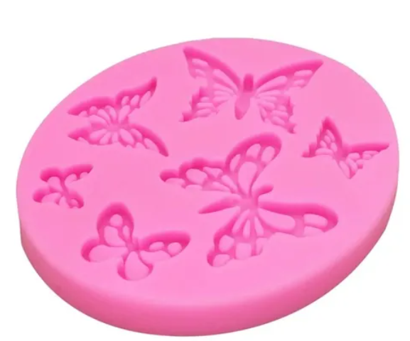 Molde silicona mariposas
