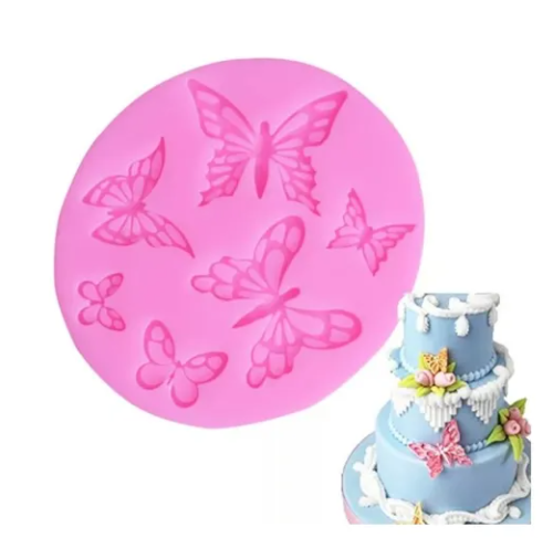Molde silicona mariposas