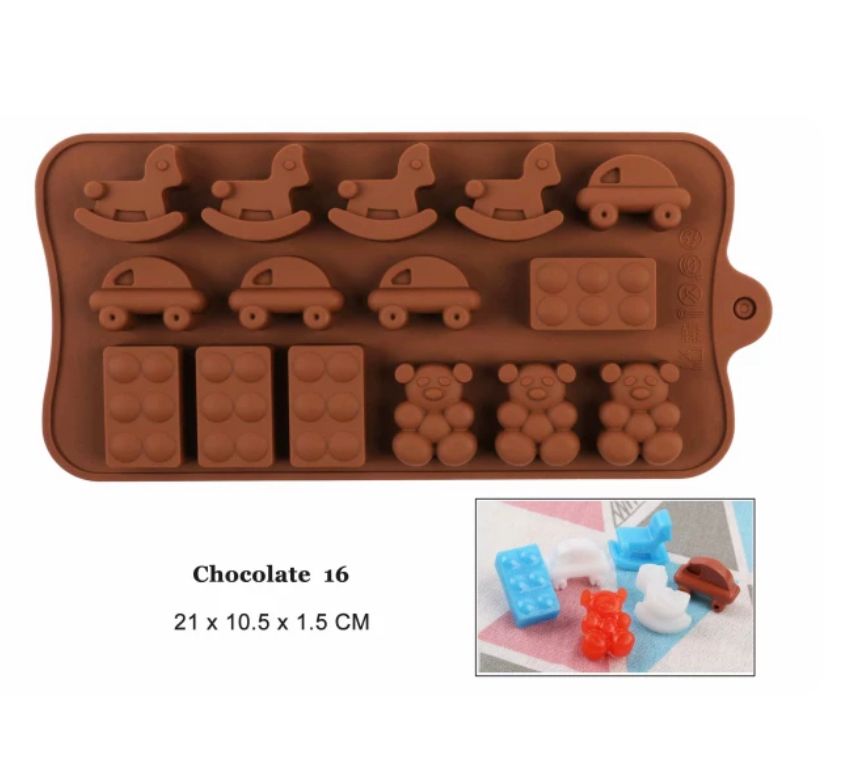 Molde Silicona Diseños baby shower