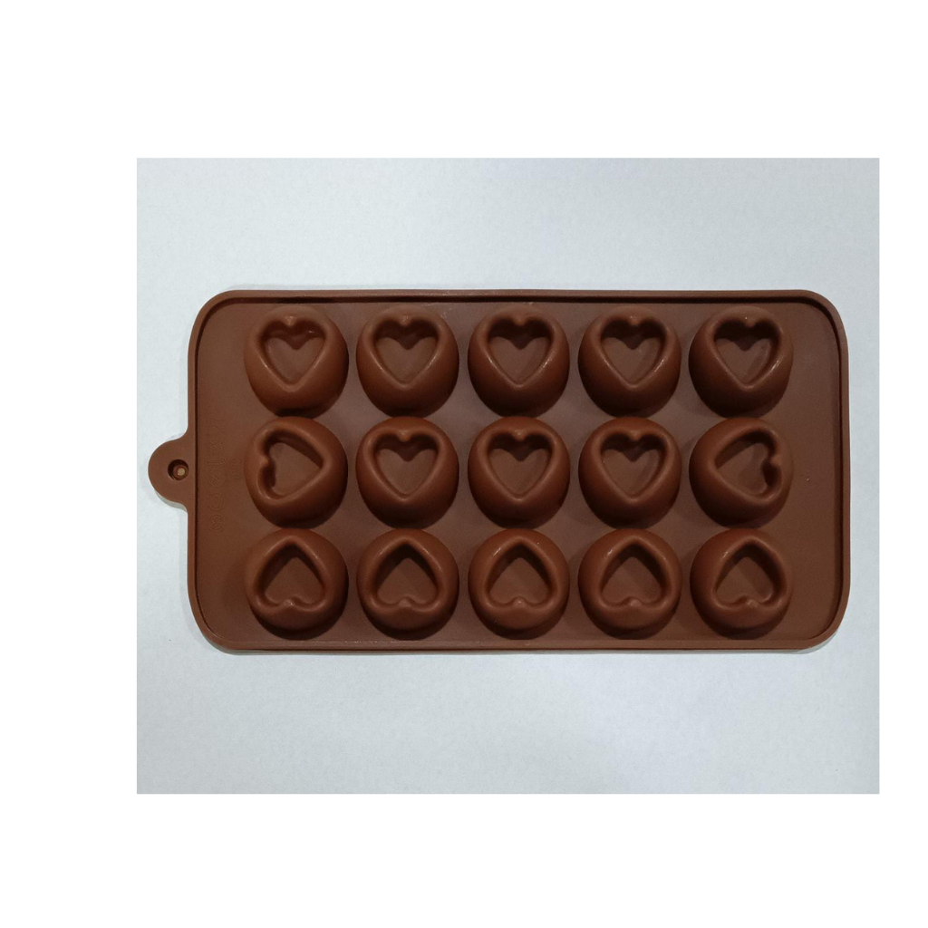 Molde silicona corazon
