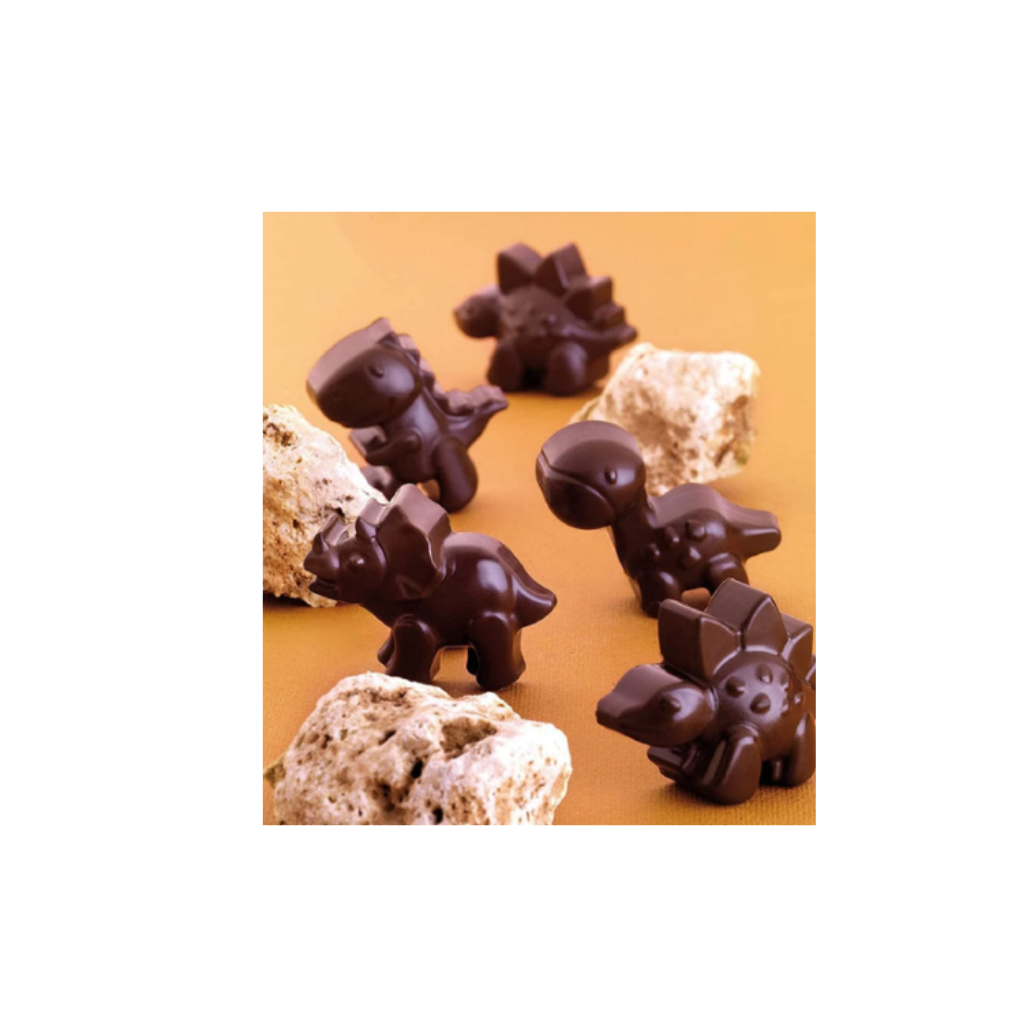 Molde Silicona Dinosaurios