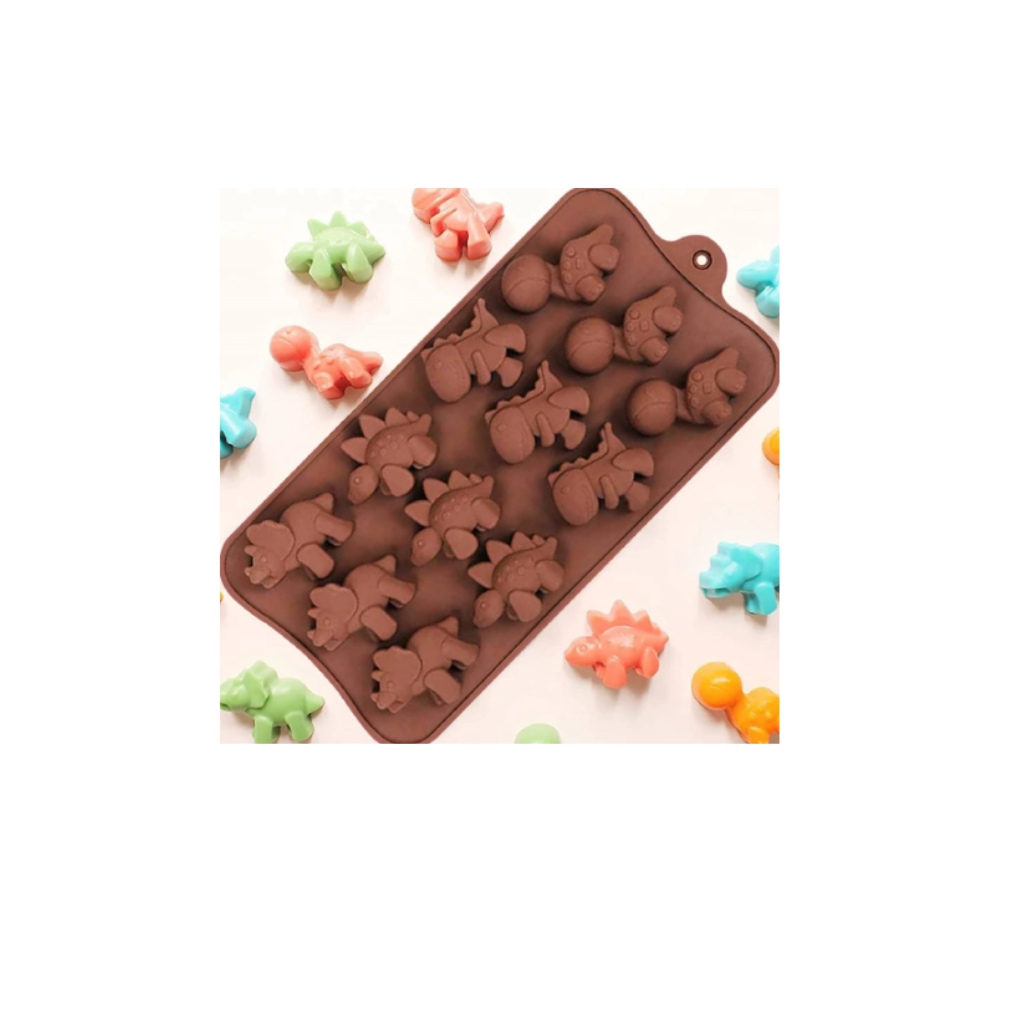 Molde Silicona Dinosaurios