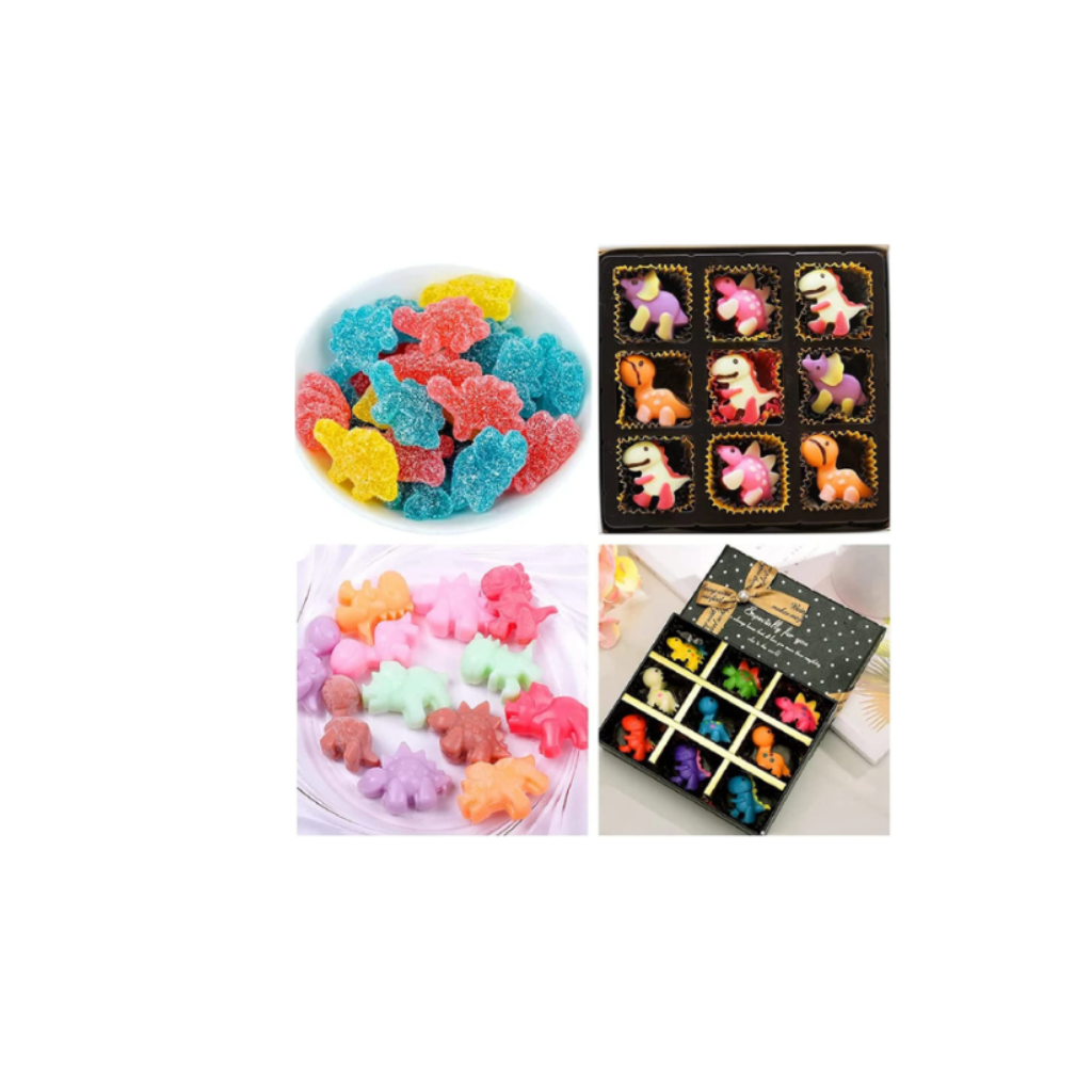 Molde Silicona Dinosaurios