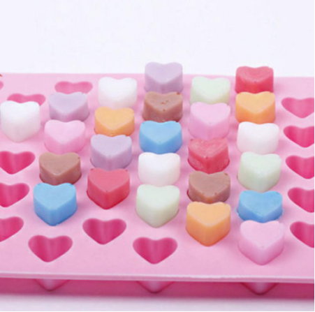 Molde de Silicona Corazones