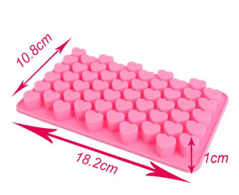 Molde de Silicona Corazones