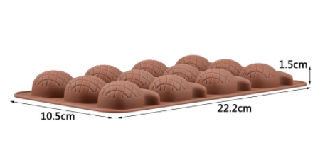 Molde silicona piña para chocolate y repostería