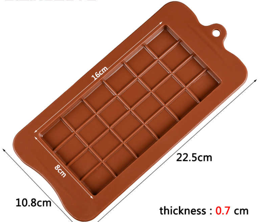 Molde Silicona Barra Chocolate