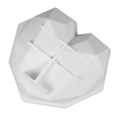 Molde de Silicona Corazon Diamante XL