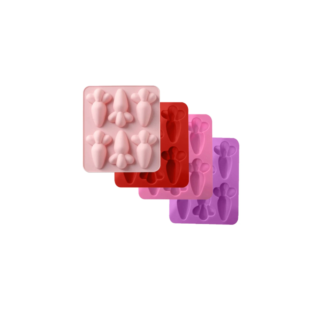 Molde de silicona zanahoria 6 cavidades