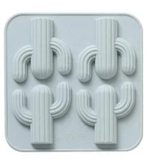 Molde de Silicona Cactus 4 Cavidades