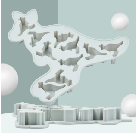 🦘 Molde de Silicona Canguro – 10 Cavidades