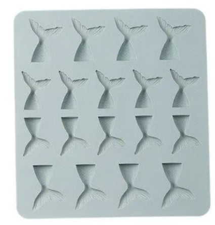Molde de Silicona Cola de Sirena 18 Cavidades