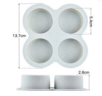 Molde de Silicona 4 Cavidades