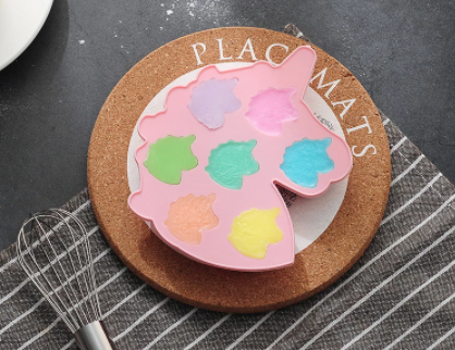 Molde de silicona unicornio 07 cavidades