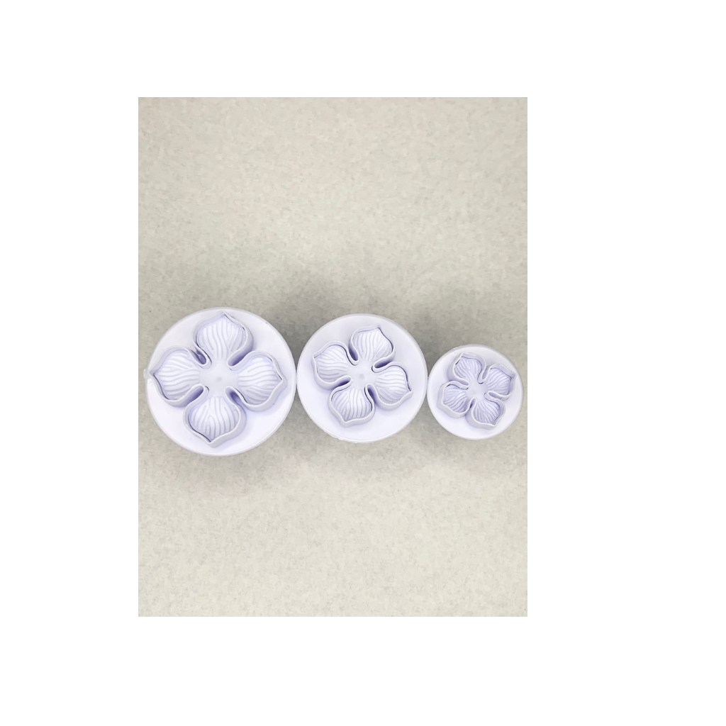 Cortador flor con expulsor 3 piezas