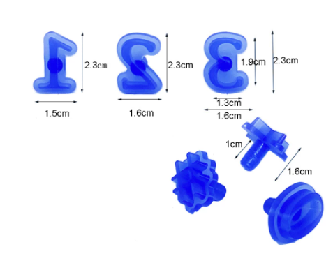 Cortador números y símbolos