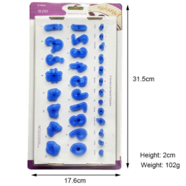 Cortador números y símbolos