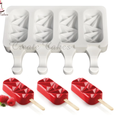 Molde de silicona para helado 3D