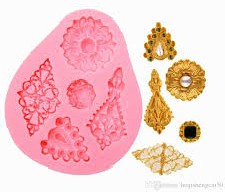 Molde Silicona Joyas y Diamantes