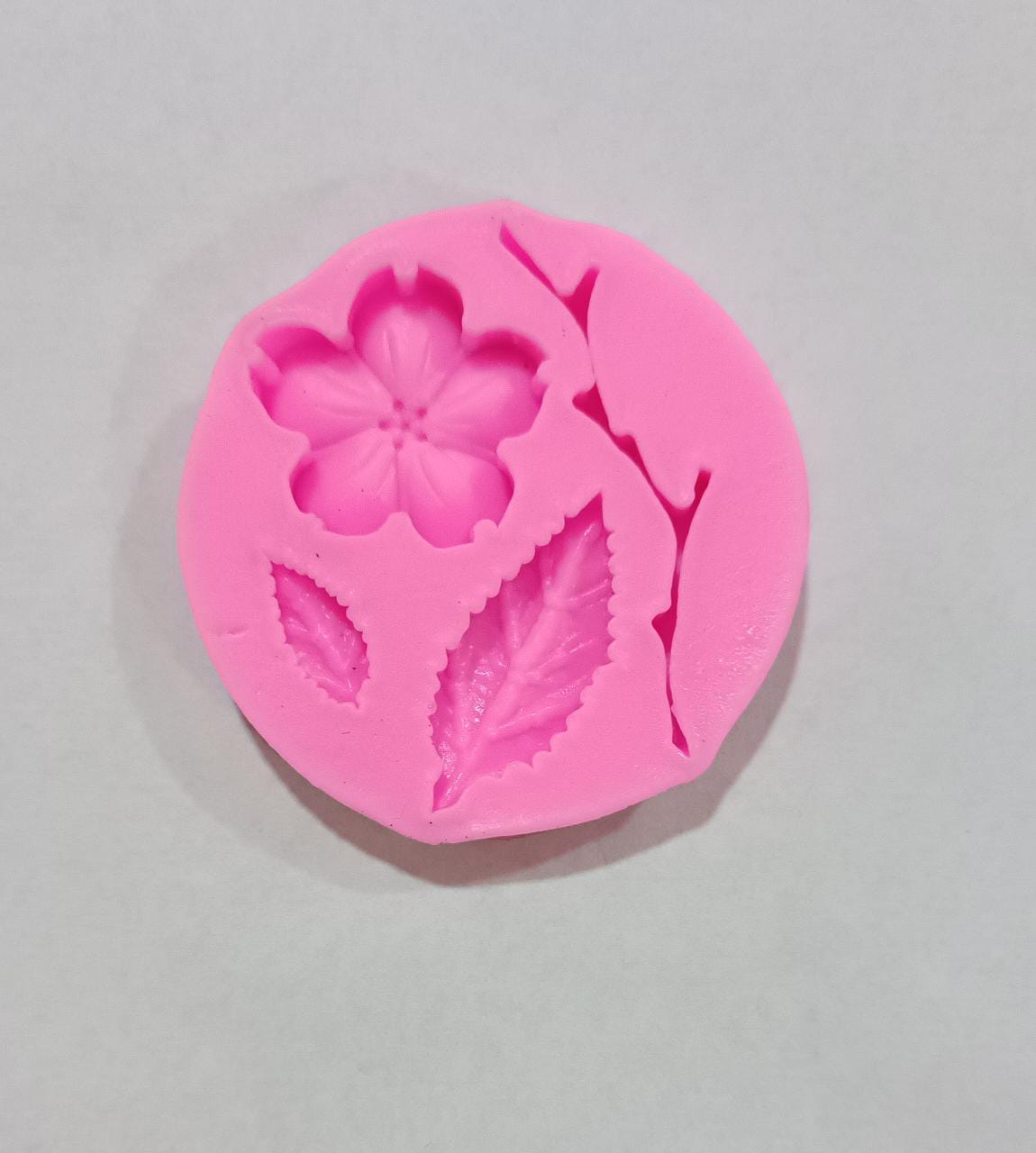 Molde Silicona Flor, Hoja y Rama