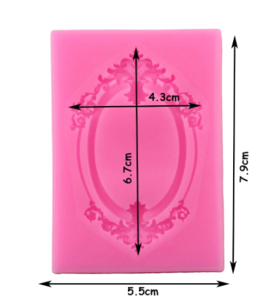Molde silicona marco foto