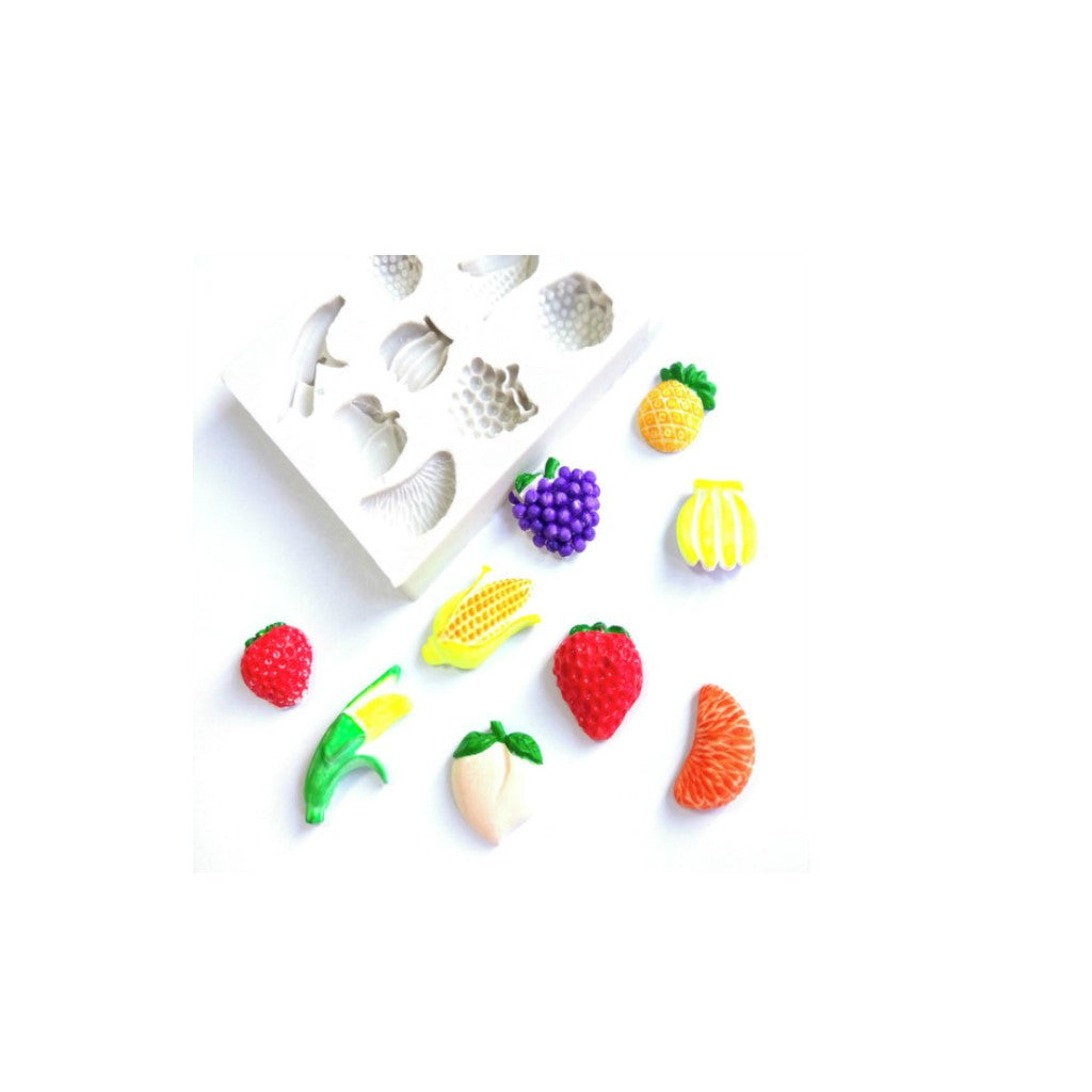 Molde de Silicona frutas