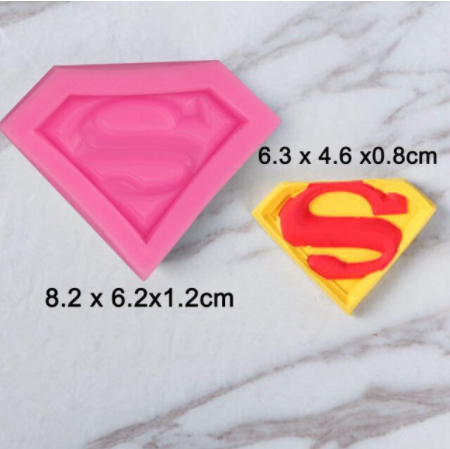 Molde silicona superman