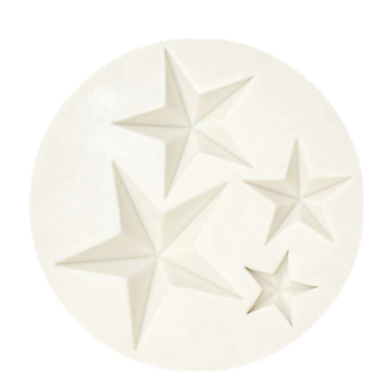 Molde de Silicona Estrellas – Navidad y Repostería