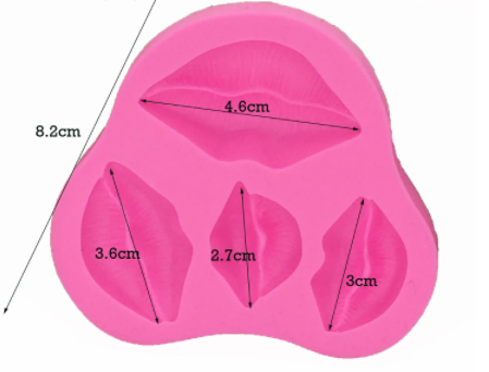 Molde Silicona Labios