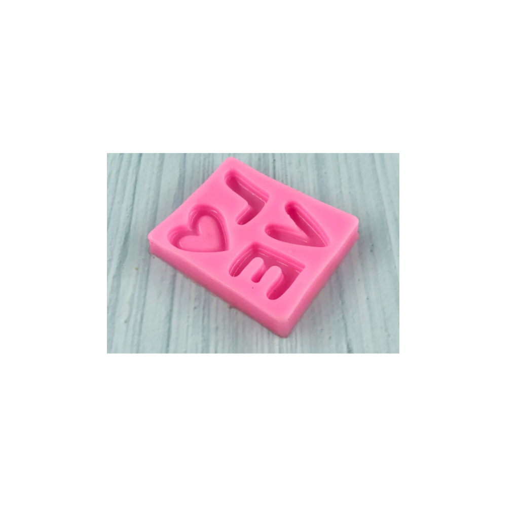 Molde de Silicona Love
