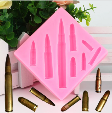 Molde de Silicona Balas