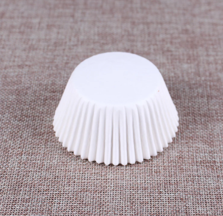 Cápsula Cupcake Blanca – 100 Unidades