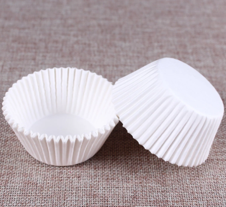 Cápsula Cupcake Blanca – 100 Unidades