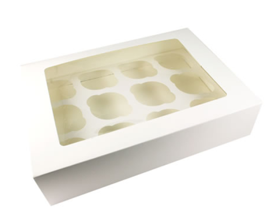 Caja para cupcake 12 cavidades 6 piezas