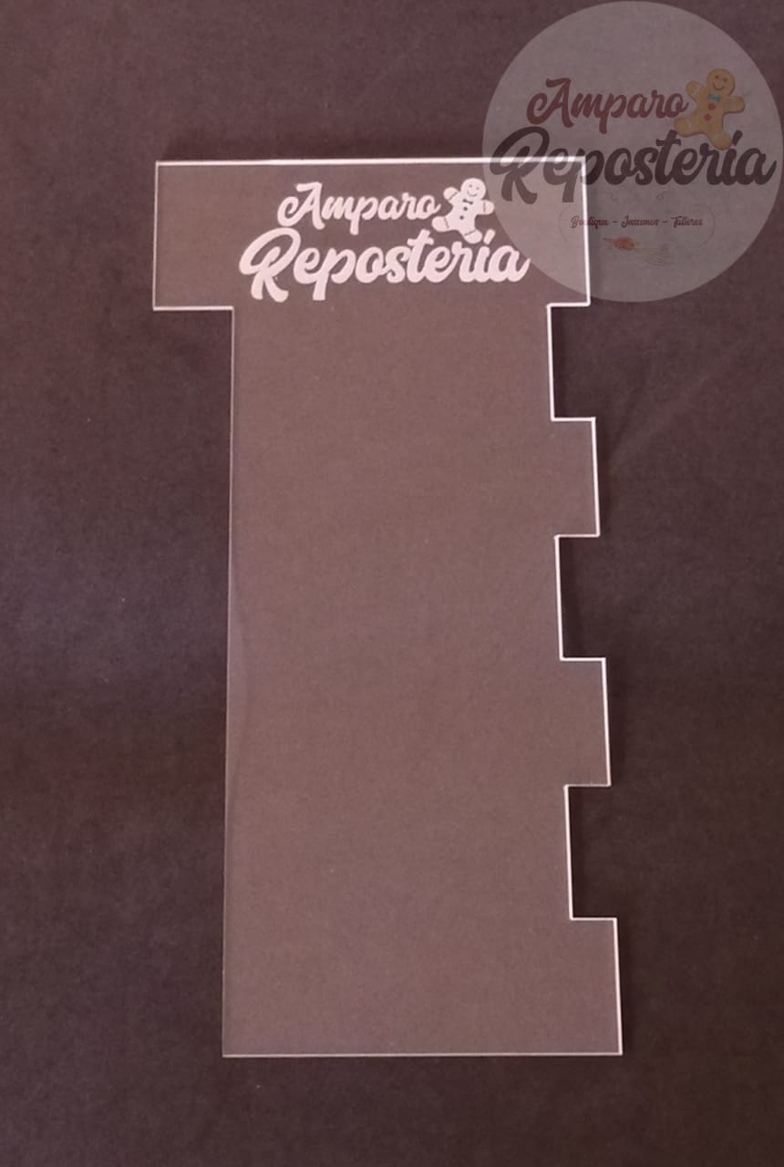 Scraper diseño striped cake N°13