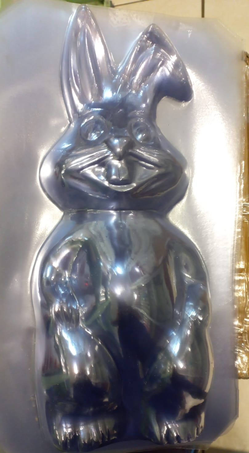Molde Acetato Conejo Gigante 1 Cavidad 3D