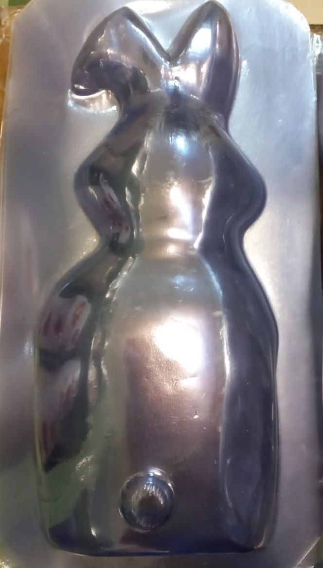 Molde Acetato Conejo Gigante 1 Cavidad 3D