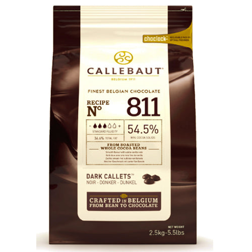 Chocolate 811 Callebaut 54.5% Cacao en Gotas 1 kg