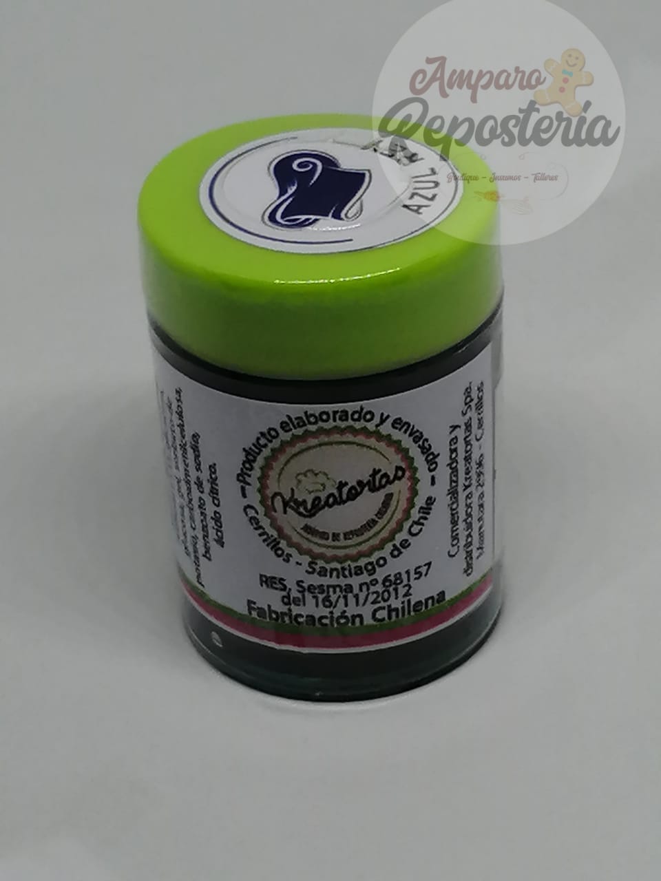 Colorante gel azul rey Kreatortas 30 gr. Reposteria