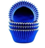 Capsulas cupcakes metalizadas mini