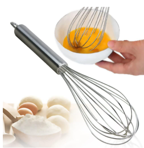 Batidor Manual de Acero Inoxidable – 35 cm