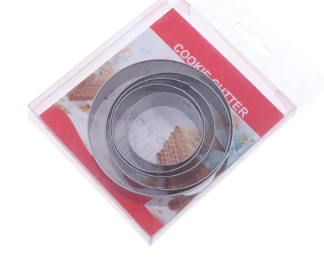 Cortador Galletas Circulos 5 piezas