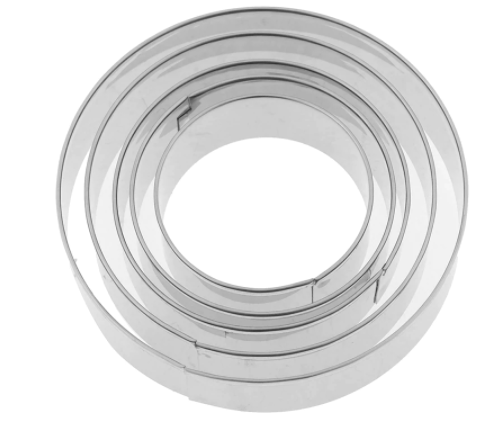 Cortador Galletas Circulos 5 piezas