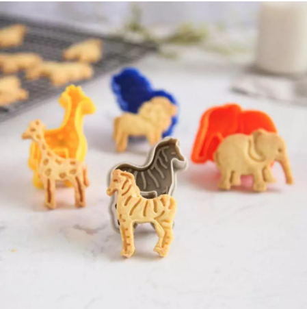 Cortadores de Galletas Animales – Set 4 piezas