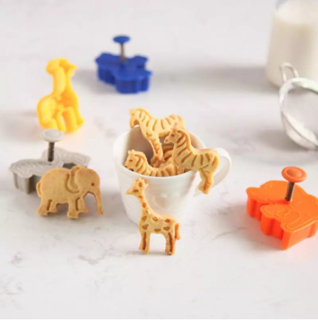 Cortadores de Galletas Animales – Set 4 piezas
