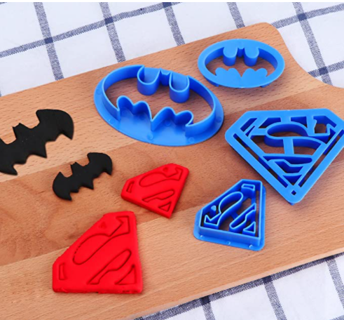 Cortador de Galletas Super Heroes 4 Piezas