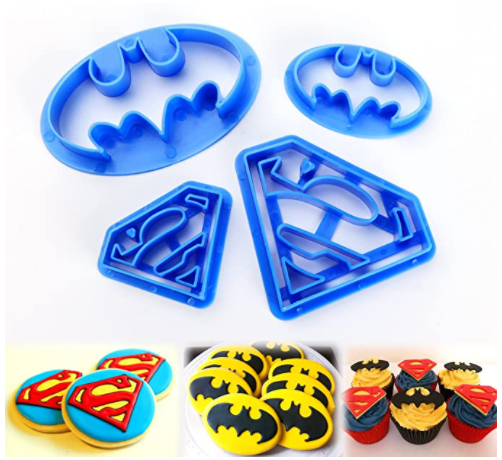 Cortador de Galletas Super Heroes 4 Piezas