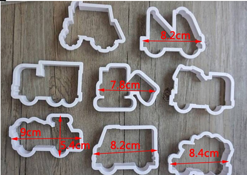 Cortador galleta plastico transportes