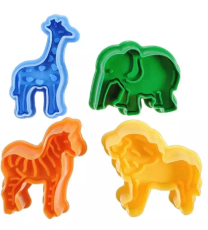 Cortadores de Galletas Animales – Set 4 piezas