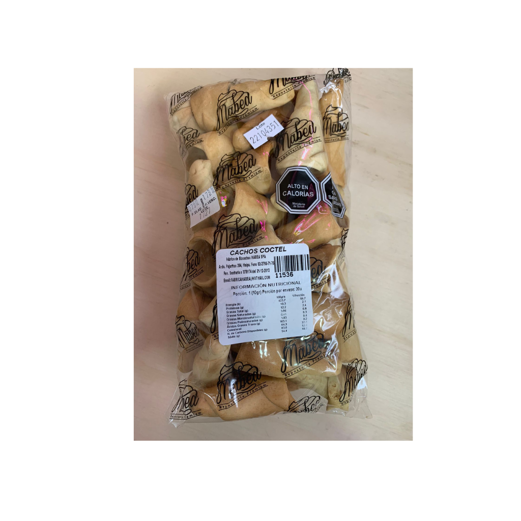 Cachos de coctel 30 unidades mabea